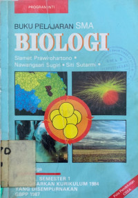 Buku Pelajaran Biologi SMA Jilid 1A Semester 1