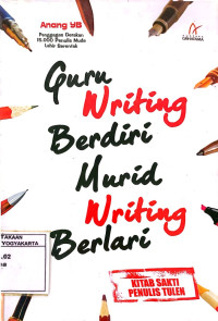 Guru writing berdiri murid writing berlari