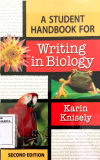 A Student Handbook for Writing in Biology