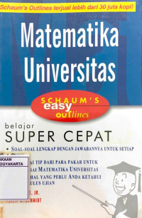 Matematika Universitas Schaum's Easy Outlines