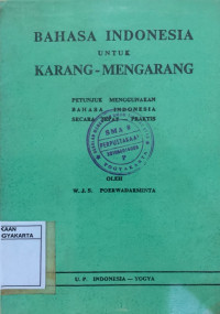 Bahasa indonesia untuk karang mengarang