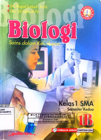 Biologi Sains dalam kehidupan 1B untuk Kelas 1 SMU