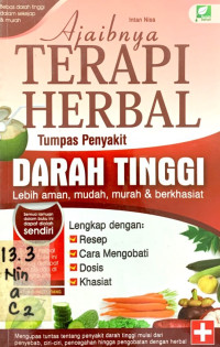 Ajaibnya Terapi Herbal Tumpas Penyakit Darah Tinggi