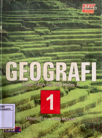 GEOGRAFI untuk SMA dan MA Kelas X