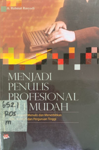 Menjadi Penulis Profesional itu Mudah