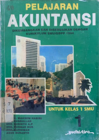 Pelajaran Akuntansi untuk kelas 1 SMU