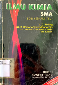 Ilmu Kimia SMA Edisi Keenam (Rev) Jilid 1