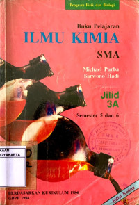 Ilmu Kimia SMA Jilid 3A Semester 5 dan 6