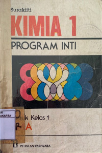 Kimia 1 Program Inti untuk Kelas 1 SMA