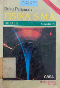 Buku Pelajaran Fisika SMA Jilid 1B Semester 2