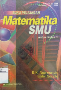 Buku Pelajaran Matematika SMU untuk Kelas 1