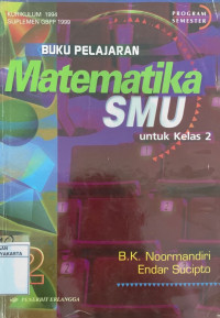 Buku Pelajaran Matematika SMU untuk Kelas 2