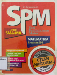 Seri Pendalaman Materi Matematika Program IPS untuk SMA/MA