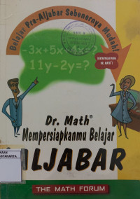 Dr. Math Mempersiapkanmu Belajar Aljabar