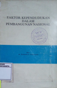 Faktor Kependudukan dalam Pembangunan Nasional