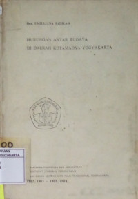 Hubungan Antar Budaya di Daerah Kotamadya Yogyakarta