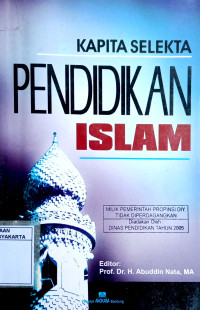 Kapita Selekta Pendidikan Islam