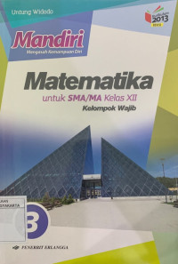 Mandiri Matematika untuk SMA/MA Kelas XII