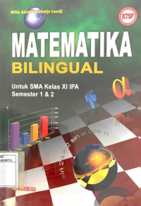 Matematika Bilingual untuk SMA Kelas XI IPA