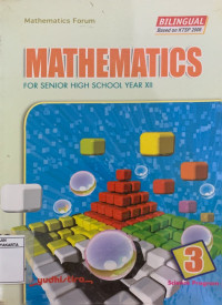 Mathematics 3 for Senior High School Year XII Science Program