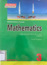 Mathematics 3 For Senior High School Year XII Social Program