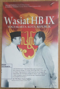 Wasiat HB IX: Yogyakarta Kota Republik