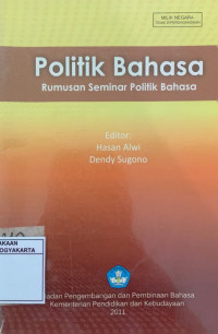 Politik Bahasa Rumusan Seminar Politik Bahasa