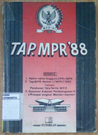 Ketetapan Ketetapan MPR Tahun 1988